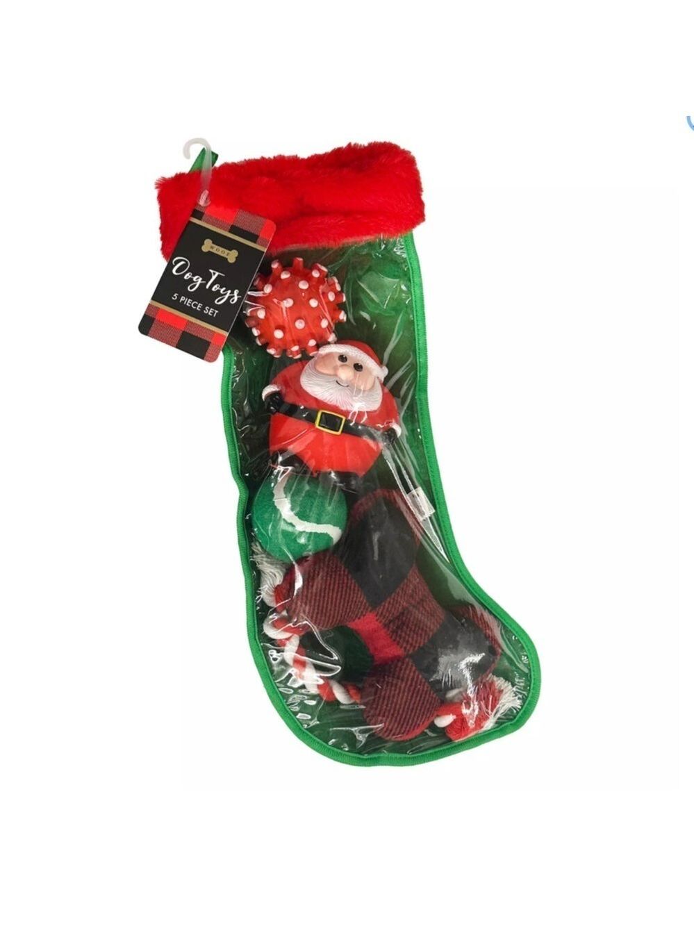 Kohl’s 5 piece dog toy stocking set